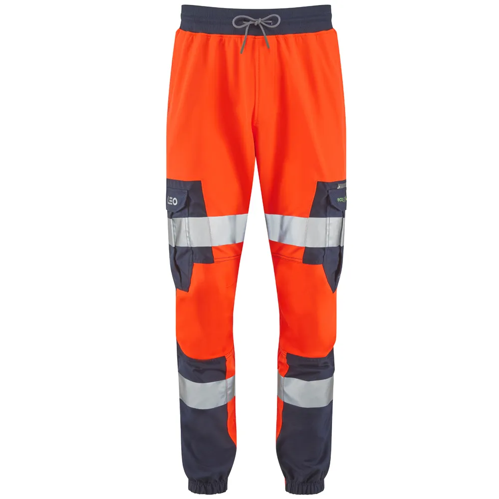 HAWKCOMBE Leo EcoViz High Performance Ballistic Stretch Trou — HV ORANGE/NAVY